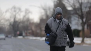 James Robertson Walks 21 Miles Each Way to His Job in Detroit