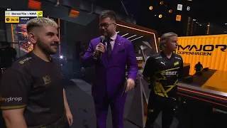 PGL CS2 Major Copenhagen 2024  FAN HAD A SHIRT WITH SKINS ON IT!!! did you see that?!