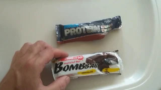 👌BOMBBAR VS VPLab HIGH PROTEIN BAR.Химический анализ батончиков.Сколько содержание протеина на 100 г