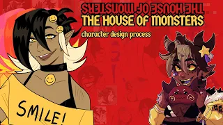 my character design process ! [The House of Monsters] | speedpaint + voice-over