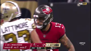 Mike Evans vs Marshon Lattimore (2021 wk 8) | WR vs CB Matchup