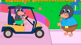 Benny Mole and Friends - I'm learning to drive a car Cartoon for Kids