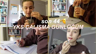 YKS ÇALIŞMA GÜNLÜĞÜM | son 45 gün kala nasıl çalışıyorum? dolu dolu 6 saat ⏰