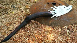 HOW TO MAKE A DRAGON KNIFE FROM DISC PLOW