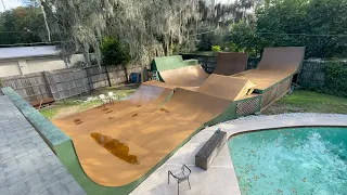 New addition to backyard skatepark