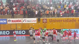 Futsal: SC Braga - Benfica termina com confrontos.