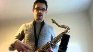 Buescher Aristocrat Tenor Sax, Demo