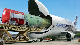 Airbus Genius Idea to Transport Massive Plane Fuselage by Air