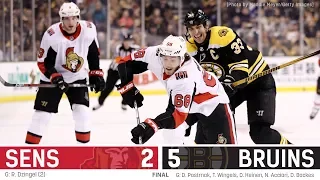 Sens vs. Bruins - Players Post-game