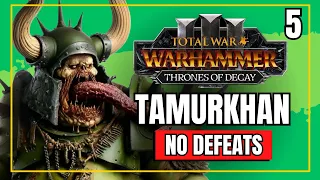🤢  Great Bastion Bound! 🤢 Zero Defeats Tamurkhan Thrones of Decay DLC Campaign Total War Warhammer 3