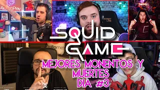 MEJORES MOMENTOS DE SQUID GAME DIA 3