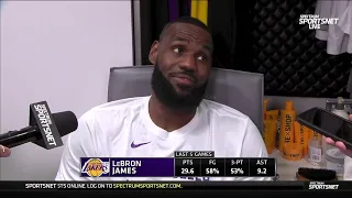 LeBron James POSTGAME INTERVIEWS | Los Angeles Lakers beat Washington Wizards 134-131 in OT