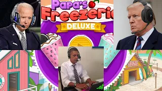 US Presidents Play Papa's Freezeria (AI)