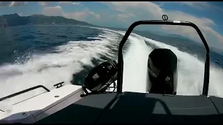 Aurelia Yachting, Luxury Boat Trips, Corfu, Axopar 28 T-Top Brabus 300HP