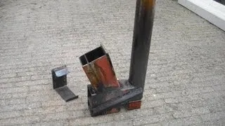 Rocket stove (heater) on steroids part 2