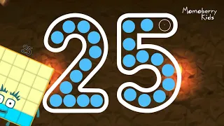 Numberblocks 25 Magic Run - Numberblocks Twenty Five Adventure | Number Counting Go Explore