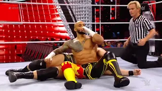 Ricochet breaks Ridge Holland's nose