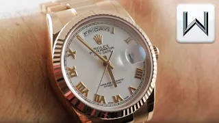 Rolex Day-Date 36 Everose (118235) Luxury Watch Review