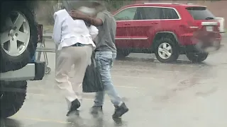 Black Boy Helps Disabled old Man in heavy storm - The Next Day The Police Knock On His Door