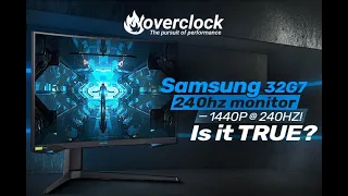 Samsung Odyssey G7 32inch  240hz Monitor - 1440P at 240HZ! Is it TRUE?