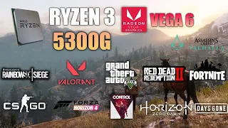 Ryzen 3 5300G : Test in 12 games ft Vega 6 - 5300G Gaming