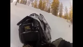 2016 POLARIS AXYS PRO RMK 163 X3'2 SLP Stage 2. Sunrise Sledding.