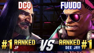 SF6 ▰ DCQ (#1 Ranked JP) vs FUUDO (#1 Ranked Dee Jay) ▰ High Level Gameplay