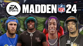 NFL WRs Play Madden 24