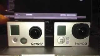 GoPro Hero 3 Black Edition vs Hero HD 2 - Close-Up Side By Side Comparison