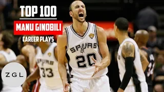 Manu Ginobili top 100 plays