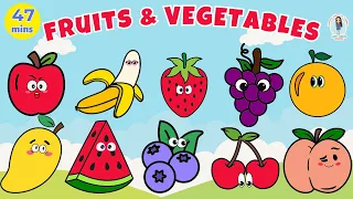 FRUITS VEGETABLE NAME for Toddlers | First Words for Babies | Speech Therapy | English Vocabulary