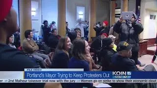 City Council discusses proposal to oust protesters