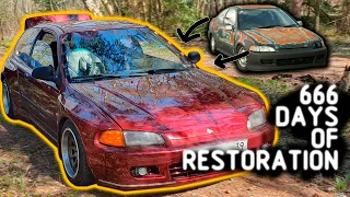 Restoration of the Honda civic eg