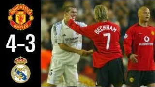 Manchester United vs Real Madrid 4-3 | Full Highlights and Goal | 2002-2003