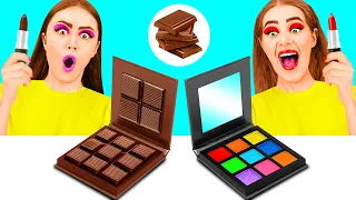 Desafío De Comida Real vs. De Comida Chocolate | Desafíos Divertidos por TeenChallenge