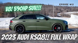 2023 AUDI RSQ8 FULL WRAP!! CERAMIC COAT!!! INSANE FINISH!!