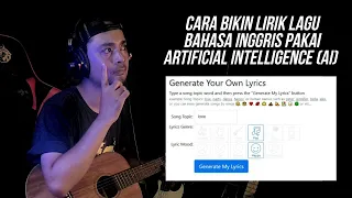 Cara Bikin Lirik Lagu Bahasa Inggris pakai Artificial Intelligence (AI) - Biar kayak Pamungkas! 😂