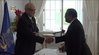 Fijian President officiates at the swearing-in ceremony for a Resident Magistrate