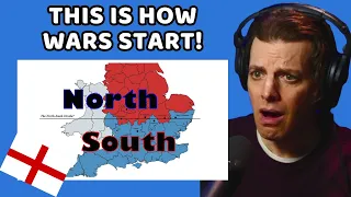 American Reacts to England's North Vs South!