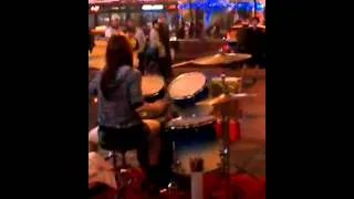 陳曼青Drum cover -linkin  park  new divide 2012/11/11