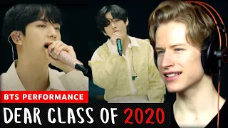 HONEST REACTION to BTS | Dear Class Of 2020 Performance