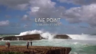 Laie Point waves: February 22, 2016