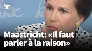 Quand Marie-France Garaud défendait le «non» au traité de Maastricht