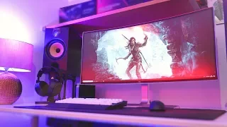 My EPIC Ultrawide PC Gaming Setup Tour 2018! 😲 (21:9 4K)