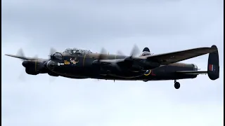 BBMF Lancaster, Spitfire & Hurricane Display at RIAT 2019