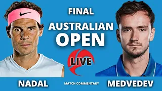 Rafael Nadal vs Daniil Medvedev Australian Open 2022 Final | Live Match Commentary
