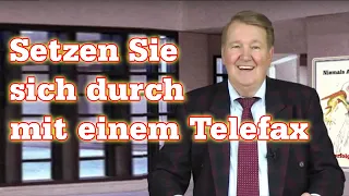 Setzen Sie sich durch mit einem Telefax