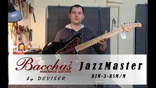 Bacchus (by Deviser) JazzMaster BJM-3-RSM/M, обзор электрогитары