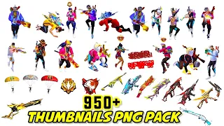 Free Fire Png Pack 950+🔥 | Free Fire Thumbnail Png Pack ❤ | Free Fire Fake Enemy Png Pack ⚡