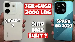 Tecno Spark Go 2023 vs Infinix Smart 7 | Infinix Smart 7 vs Tecno Spark Go 2023 | Full Comparison